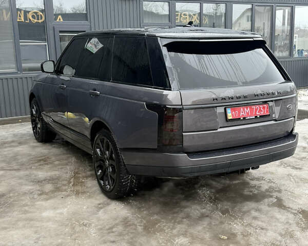 Серый Ленд Ровер Рендж Ровер, объемом двигателя 2.99 л и пробегом 200 тыс. км за 27300 $, фото 6 на Automoto.ua