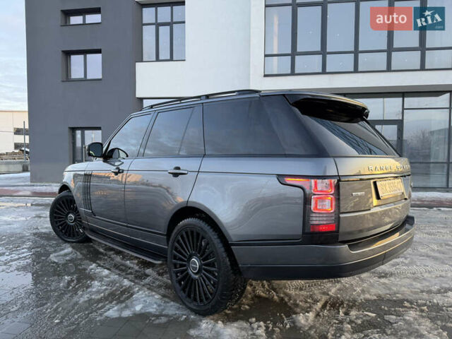 Серый Ленд Ровер Рендж Ровер, объемом двигателя 3 л и пробегом 190 тыс. км за 39500 $, фото 10 на Automoto.ua