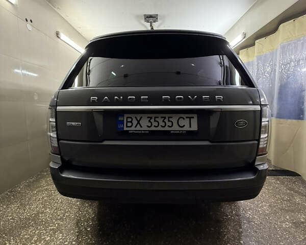 Серый Ленд Ровер Рендж Ровер, объемом двигателя 2.99 л и пробегом 210 тыс. км за 41000 $, фото 5 на Automoto.ua