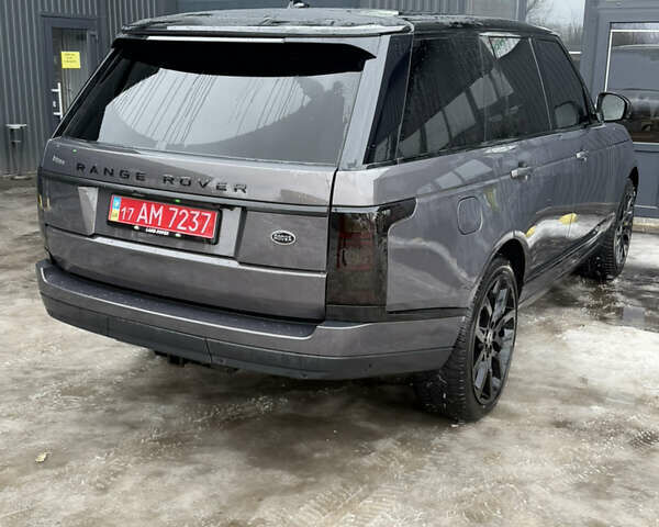 Серый Ленд Ровер Рендж Ровер, объемом двигателя 2.99 л и пробегом 200 тыс. км за 27300 $, фото 7 на Automoto.ua