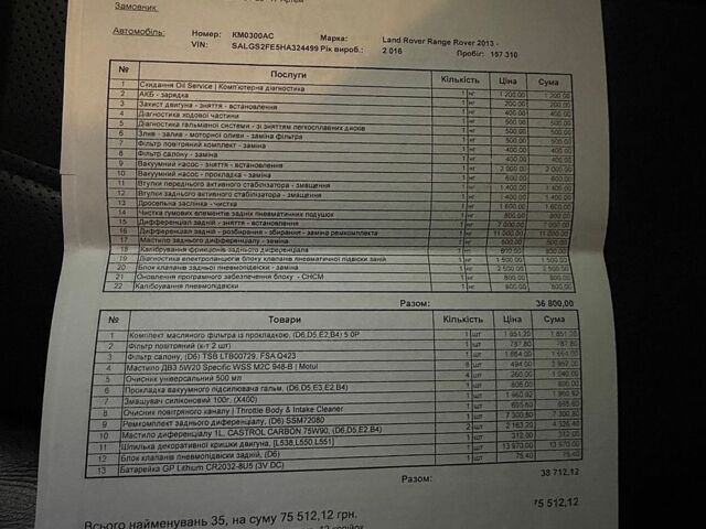 Серый Ленд Ровер Рендж Ровер, объемом двигателя 5 л и пробегом 157 тыс. км за 37700 $, фото 39 на Automoto.ua