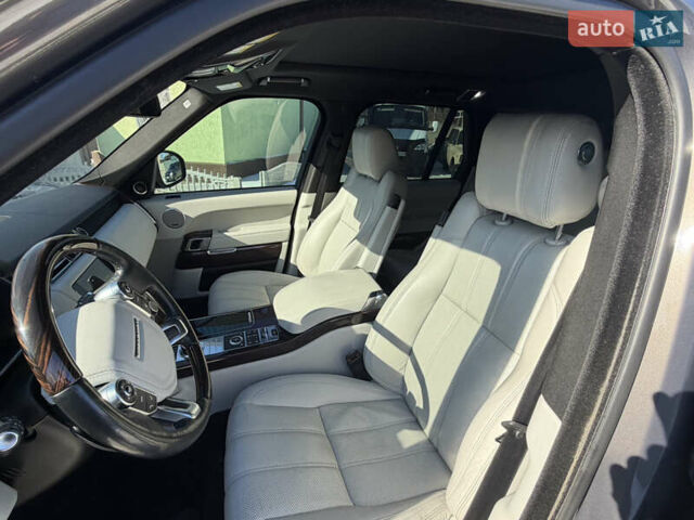 Серый Ленд Ровер Рендж Ровер, объемом двигателя 2.99 л и пробегом 200 тыс. км за 27300 $, фото 11 на Automoto.ua