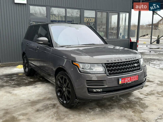 Серый Ленд Ровер Рендж Ровер, объемом двигателя 2.99 л и пробегом 200 тыс. км за 27300 $, фото 1 на Automoto.ua