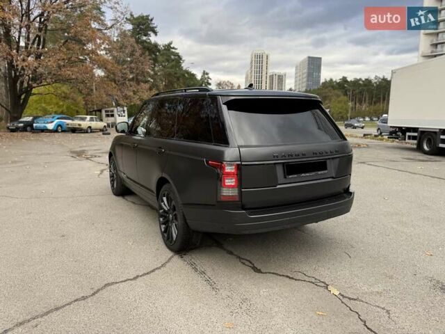 Серый Ленд Ровер Рендж Ровер, объемом двигателя 4.37 л и пробегом 168 тыс. км за 49700 $, фото 5 на Automoto.ua