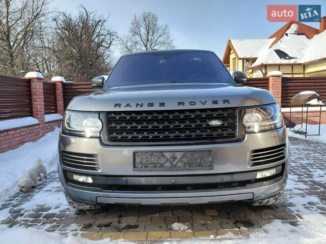 Серый Ленд Ровер Рендж Ровер, объемом двигателя 2.99 л и пробегом 204 тыс. км за 35000 $, фото 121 на Automoto.ua