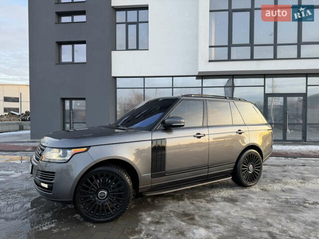 Серый Ленд Ровер Рендж Ровер, объемом двигателя 3 л и пробегом 190 тыс. км за 39500 $, фото 5 на Automoto.ua