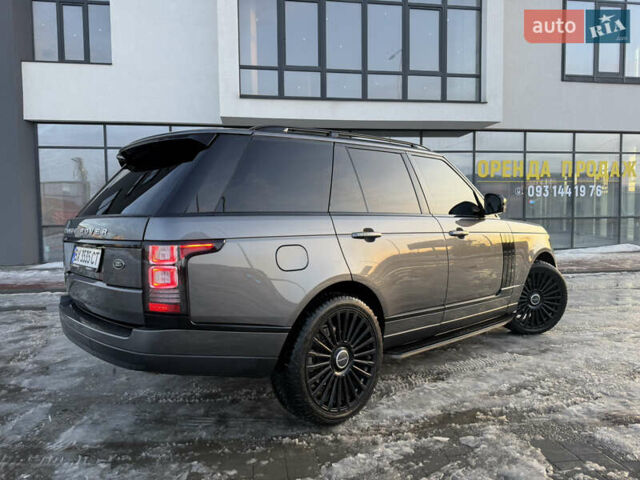 Серый Ленд Ровер Рендж Ровер, объемом двигателя 3 л и пробегом 190 тыс. км за 39500 $, фото 9 на Automoto.ua