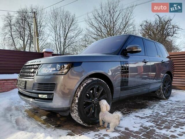 Серый Ленд Ровер Рендж Ровер, объемом двигателя 2.99 л и пробегом 204 тыс. км за 35000 $, фото 134 на Automoto.ua