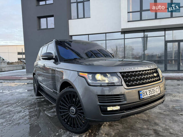 Серый Ленд Ровер Рендж Ровер, объемом двигателя 3 л и пробегом 190 тыс. км за 39500 $, фото 1 на Automoto.ua