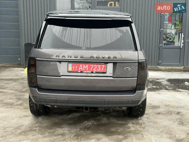 Серый Ленд Ровер Рендж Ровер, объемом двигателя 2.99 л и пробегом 200 тыс. км за 27300 $, фото 9 на Automoto.ua
