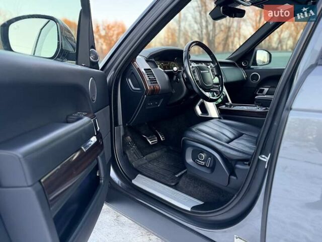 Сірий Ленд Ровер Рендж Ровер, об'ємом двигуна 5 л та пробігом 156 тис. км за 38700 $, фото 11 на Automoto.ua