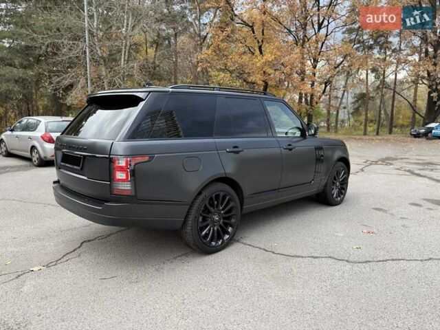 Серый Ленд Ровер Рендж Ровер, объемом двигателя 4.37 л и пробегом 168 тыс. км за 49700 $, фото 3 на Automoto.ua