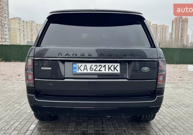 Сірий Ленд Ровер Рендж Ровер, об'ємом двигуна 5 л та пробігом 110 тис. км за 36500 $, фото 4 на Automoto.ua