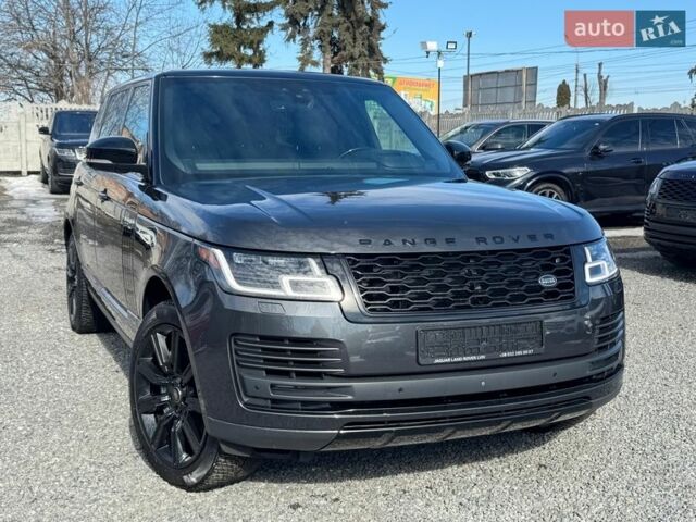 Серый Ленд Ровер Рендж Ровер, объемом двигателя 5 л и пробегом 158 тыс. км за 57000 $, фото 94 на Automoto.ua