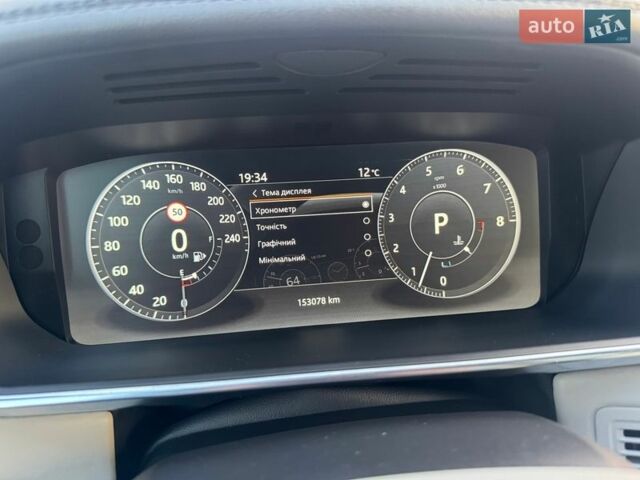 Серый Ленд Ровер Рендж Ровер, объемом двигателя 3 л и пробегом 153 тыс. км за 29900 $, фото 8 на Automoto.ua