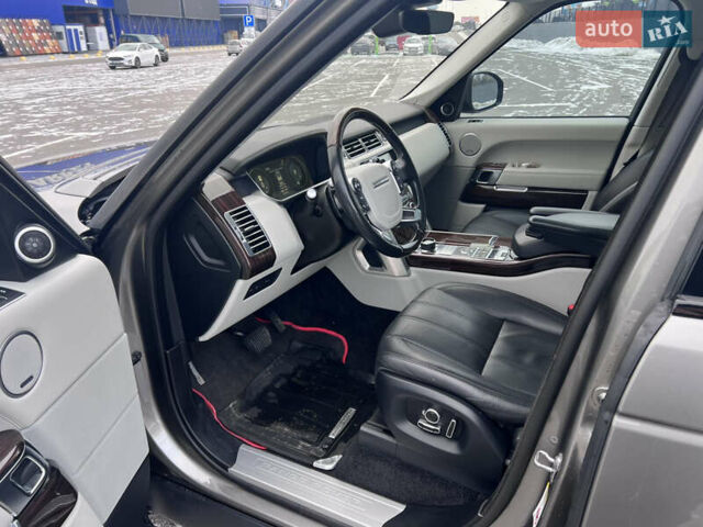 Серый Ленд Ровер Рендж Ровер, объемом двигателя 3 л и пробегом 158 тыс. км за 44000 $, фото 29 на Automoto.ua