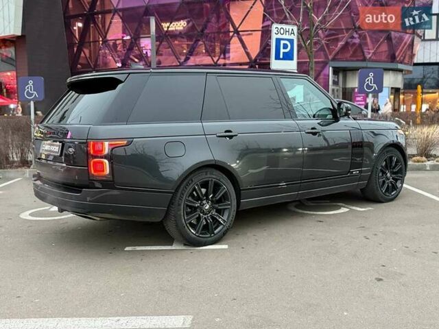 Сірий Ленд Ровер Рендж Ровер, об'ємом двигуна 5 л та пробігом 156 тис. км за 66990 $, фото 5 на Automoto.ua