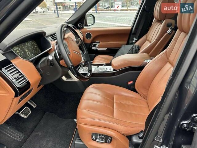 Серый Ленд Ровер Рендж Ровер, объемом двигателя 4.37 л и пробегом 61 тыс. км за 87704 $, фото 10 на Automoto.ua