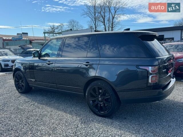 Серый Ленд Ровер Рендж Ровер, объемом двигателя 5 л и пробегом 158 тыс. км за 57000 $, фото 102 на Automoto.ua