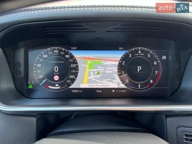 Серый Ленд Ровер Рендж Ровер, объемом двигателя 5 л и пробегом 158 тыс. км за 57000 $, фото 68 на Automoto.ua