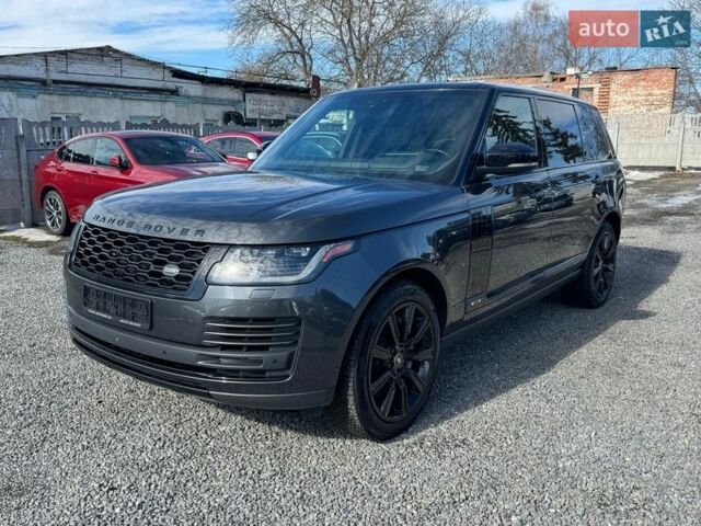 Серый Ленд Ровер Рендж Ровер, объемом двигателя 5 л и пробегом 158 тыс. км за 57000 $, фото 121 на Automoto.ua