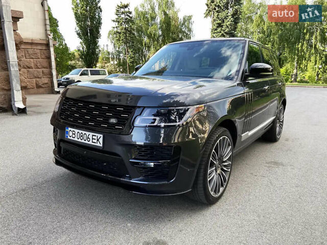 Серый Ленд Ровер Рендж Ровер, объемом двигателя 5 л и пробегом 69 тыс. км за 55000 $, фото 3 на Automoto.ua