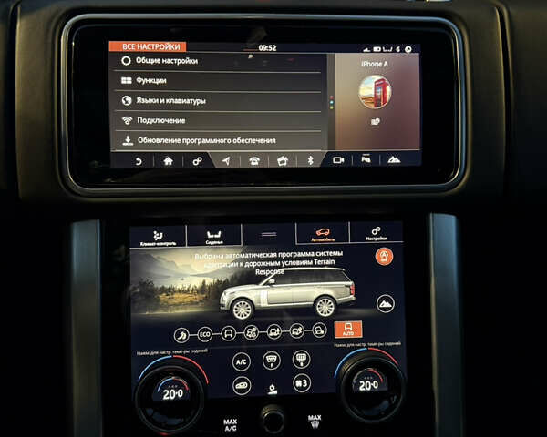 Серый Ленд Ровер Рендж Ровер, объемом двигателя 5 л и пробегом 150 тыс. км за 70000 $, фото 37 на Automoto.ua