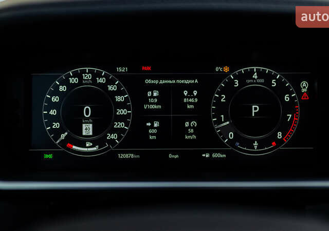 Сірий Ленд Ровер Рендж Ровер, об'ємом двигуна 3 л та пробігом 122 тис. км за 52500 $, фото 13 на Automoto.ua