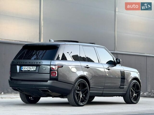 Серый Ленд Ровер Рендж Ровер, объемом двигателя 3 л и пробегом 168 тыс. км за 45000 $, фото 9 на Automoto.ua