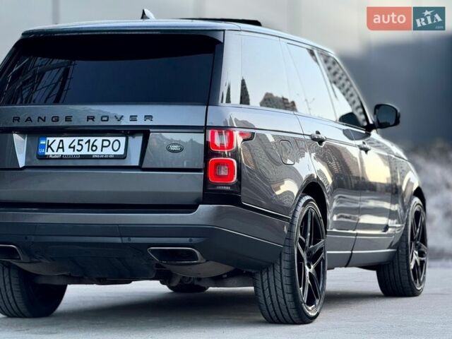Серый Ленд Ровер Рендж Ровер, объемом двигателя 3 л и пробегом 168 тыс. км за 45000 $, фото 13 на Automoto.ua
