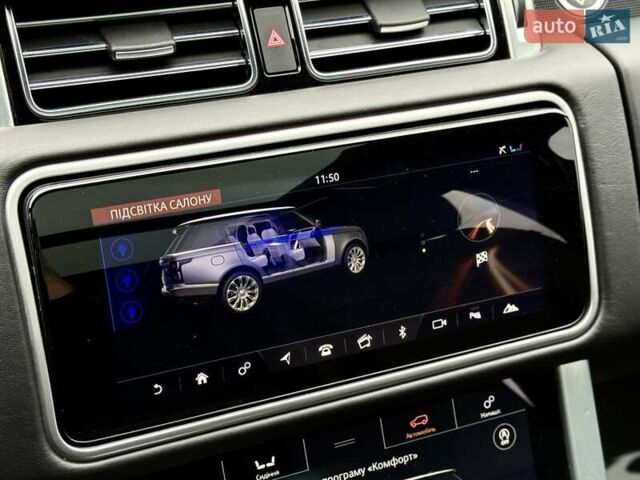 Серый Ленд Ровер Рендж Ровер, объемом двигателя 2.99 л и пробегом 94 тыс. км за 57500 $, фото 48 на Automoto.ua