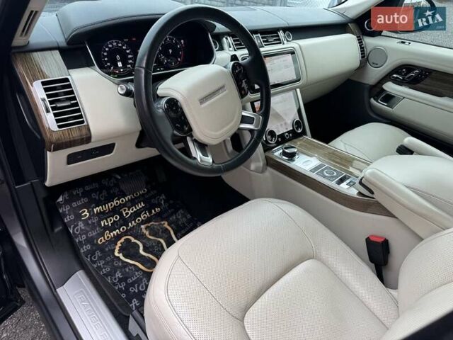 Серый Ленд Ровер Рендж Ровер, объемом двигателя 3 л и пробегом 161 тыс. км за 51900 $, фото 96 на Automoto.ua