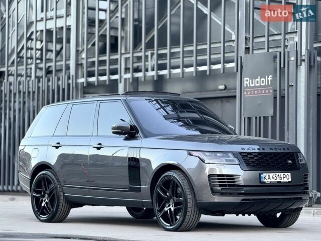 Серый Ленд Ровер Рендж Ровер, объемом двигателя 3 л и пробегом 168 тыс. км за 45000 $, фото 10 на Automoto.ua
