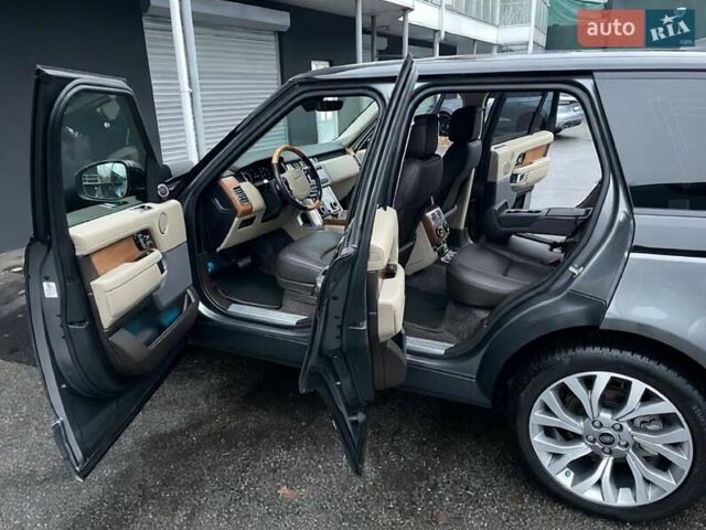 Серый Ленд Ровер Рендж Ровер, объемом двигателя 2.99 л и пробегом 55 тыс. км за 83000 $, фото 6 на Automoto.ua