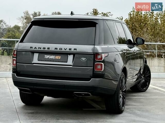 Серый Ленд Ровер Рендж Ровер, объемом двигателя 2.99 л и пробегом 94 тыс. км за 57500 $, фото 8 на Automoto.ua