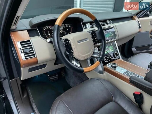 Серый Ленд Ровер Рендж Ровер, объемом двигателя 2.99 л и пробегом 55 тыс. км за 83000 $, фото 12 на Automoto.ua