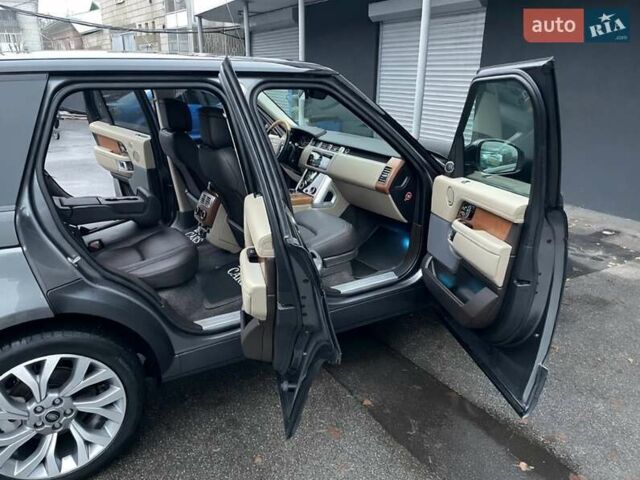 Серый Ленд Ровер Рендж Ровер, объемом двигателя 2.99 л и пробегом 55 тыс. км за 83000 $, фото 10 на Automoto.ua