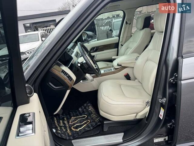 Серый Ленд Ровер Рендж Ровер, объемом двигателя 3 л и пробегом 161 тыс. км за 51900 $, фото 84 на Automoto.ua