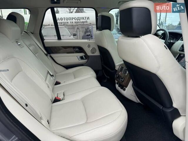Серый Ленд Ровер Рендж Ровер, объемом двигателя 3 л и пробегом 161 тыс. км за 51900 $, фото 10 на Automoto.ua
