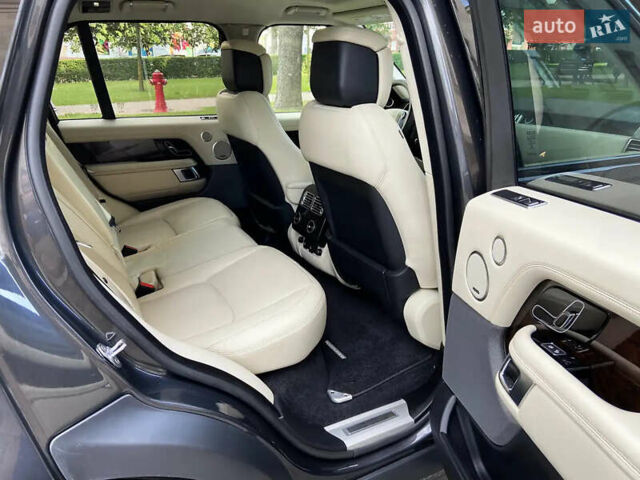 Серый Ленд Ровер Рендж Ровер, объемом двигателя 5 л и пробегом 69 тыс. км за 55000 $, фото 33 на Automoto.ua