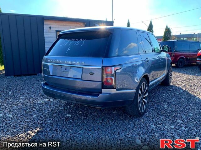 Серый Ленд Ровер Рендж Ровер, объемом двигателя 3 л и пробегом 17600 тыс. км за 49500 $, фото 5 на Automoto.ua
