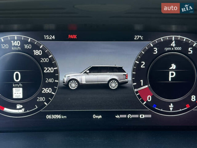 Серый Ленд Ровер Рендж Ровер, объемом двигателя 5 л и пробегом 63 тыс. км за 69999 $, фото 4 на Automoto.ua