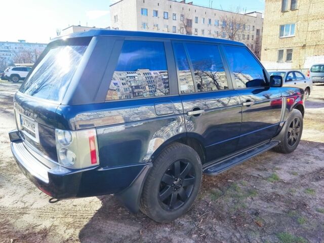 Ленд Ровер Рендж Ровер 2004 в Киеве на Automoto.ua Синий Ленд Ровер Рендж Ровер, объемом двигателя 4.4 л и пробегом 368 тыс. км за 7900 $, фото 3 на Automoto.ua