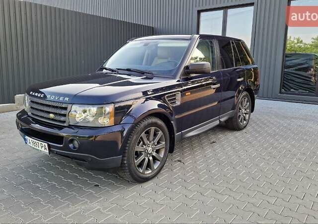 Синий Ленд Ровер Рендж Ровер, объемом двигателя 4.4 л и пробегом 175 тыс. км за 9300 $, фото 1 на Automoto.ua