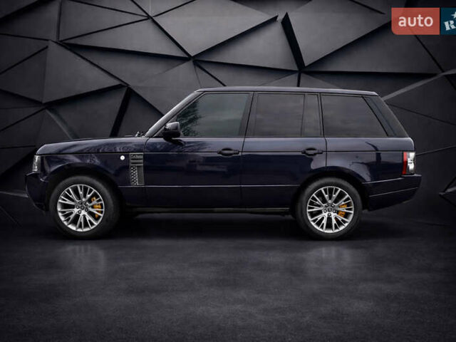 Синий Ленд Ровер Рендж Ровер, объемом двигателя 4.37 л и пробегом 190 тыс. км за 23000 $, фото 2 на Automoto.ua