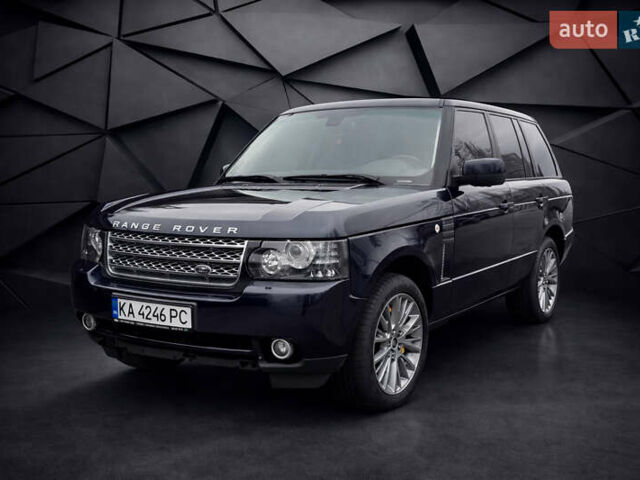 Синий Ленд Ровер Рендж Ровер, объемом двигателя 4.37 л и пробегом 190 тыс. км за 23000 $, фото 1 на Automoto.ua