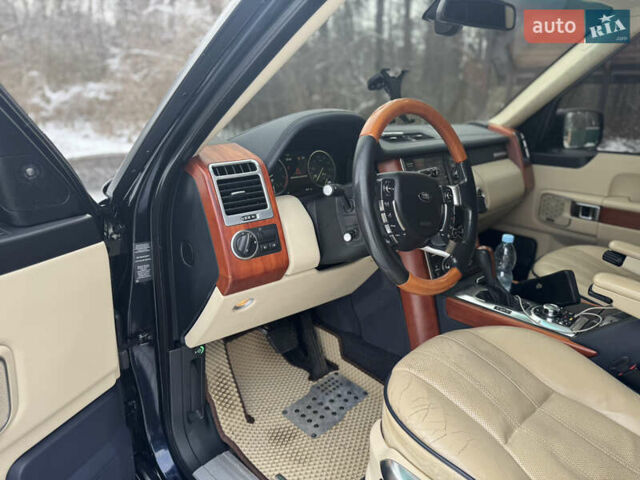 Синий Ленд Ровер Рендж Ровер, объемом двигателя 5 л и пробегом 192 тыс. км за 12700 $, фото 24 на Automoto.ua