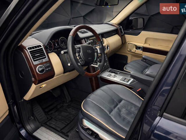 Синий Ленд Ровер Рендж Ровер, объемом двигателя 4.37 л и пробегом 190 тыс. км за 23000 $, фото 4 на Automoto.ua