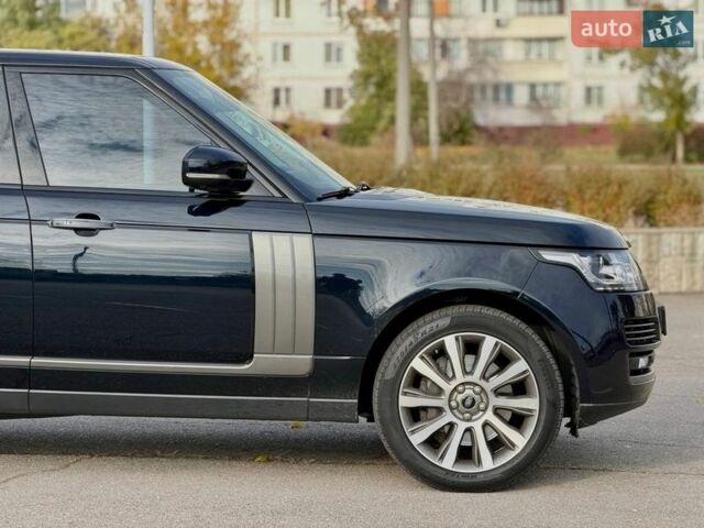 Синий Ленд Ровер Рендж Ровер, объемом двигателя 4.37 л и пробегом 157 тыс. км за 45000 $, фото 3 на Automoto.ua