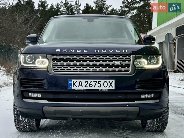 Синий Ленд Ровер Рендж Ровер, объемом двигателя 4.37 л и пробегом 247 тыс. км за 41500 $, фото 1 на Automoto.ua